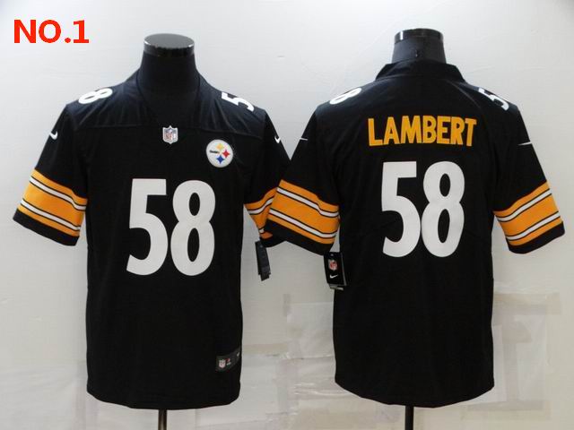 Cheap Men's Pittsburgh Steelers #58 Jack Lambert Jerseys-22